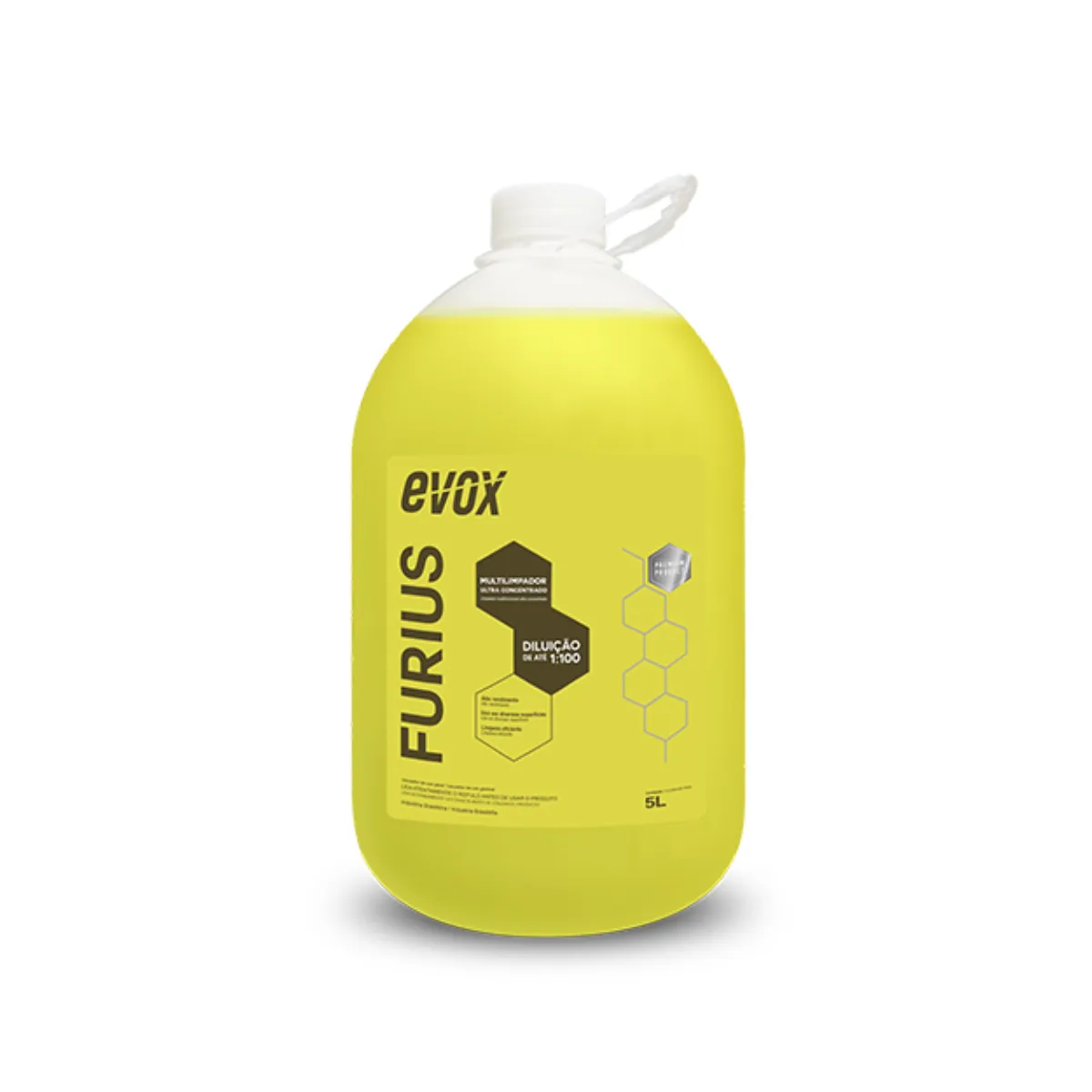 Furius Multilimpador de Alto Rendimento 5 Litros Evox